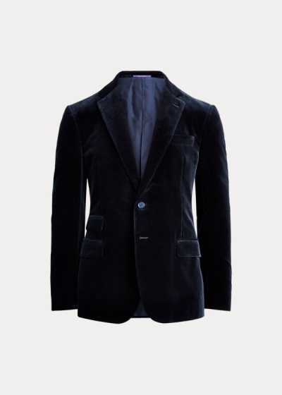 Blazer Ralph Lauren Hombre Azul Oscuro Marino - Kent Velvet - LUKNO7963